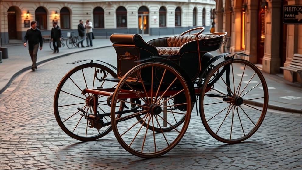 När kom den första bilen och vem uppfann den egentligen