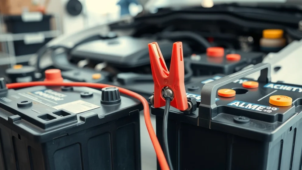 Hur kopplar man startkablar utan att skada batteriet